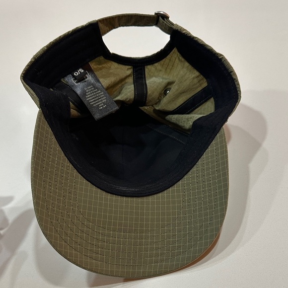 Hunter RipStop Grid Pattern Olive Baseball Cap O/S - Picture 4 of 4